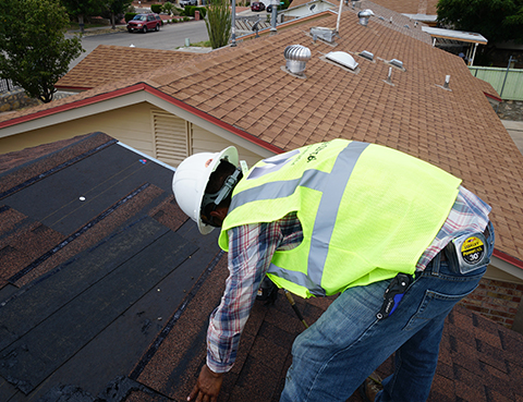 storm damage roof repair